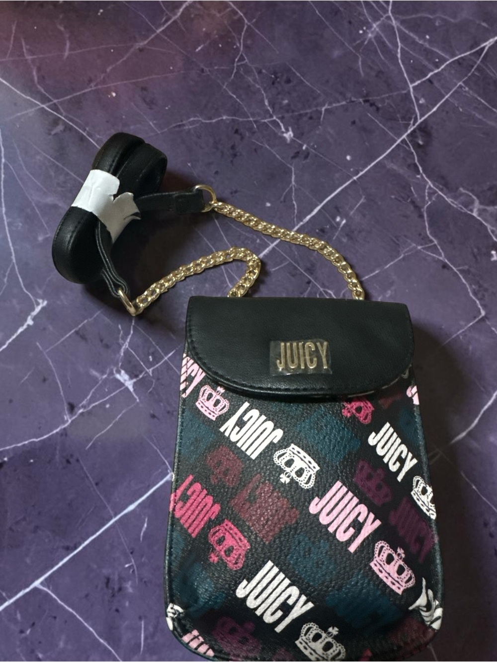 Juicy Couture Black Crossbody Mini Bag  - NWOT